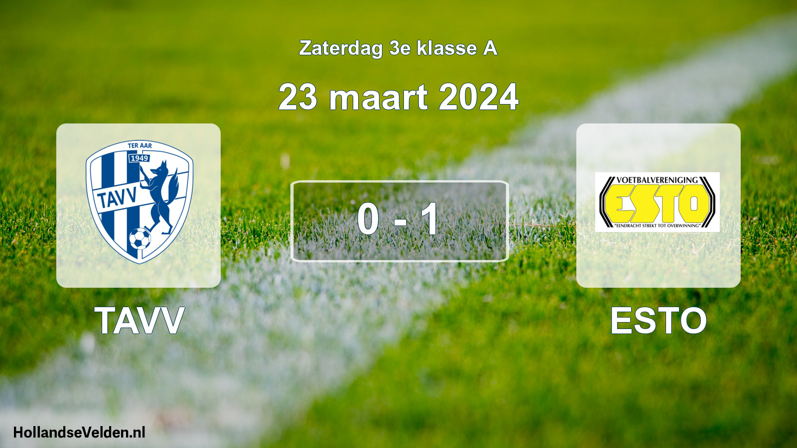 Total number of matches played: TAVV - ESTO 0 - 1 (23 March 2024)