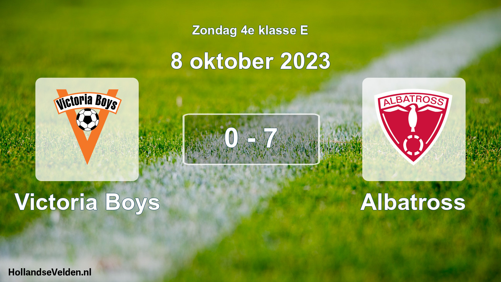 Total number of matches played: Victoria Boys - Albatross 0 - 7 (8 October 2023)