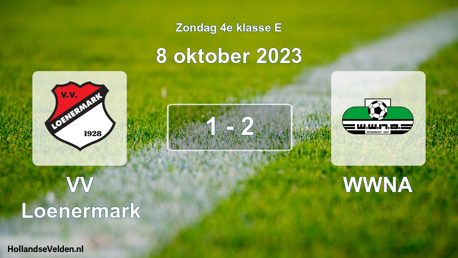 Total number of matches played: VV Loenermark - WWNA 1 - 2 (8 October 2023)