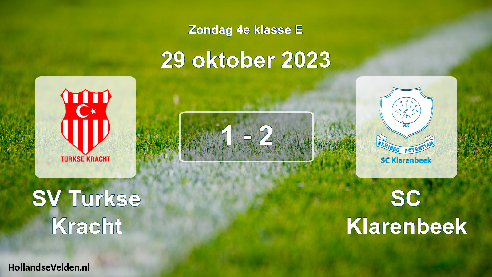 Total number of matches played: SV Turkse Kracht - SC Klarenbeek 1 - 2 (29 October 2023)