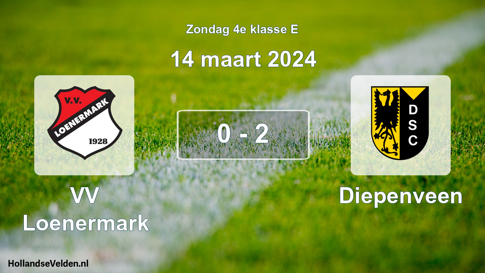 Total number of matches played: VV Loenermark - Diepenveen 0 - 2 (14 March 2024)