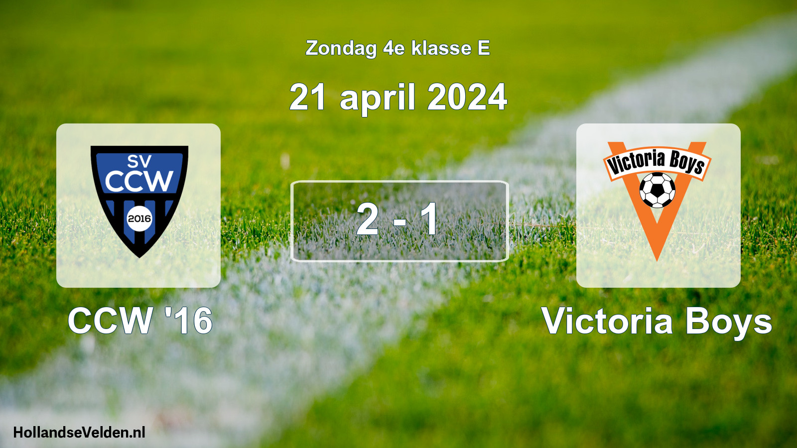 Total number of matches played: CCW '16 - Victoria Boys 2 - 1 (21 April 2024)
