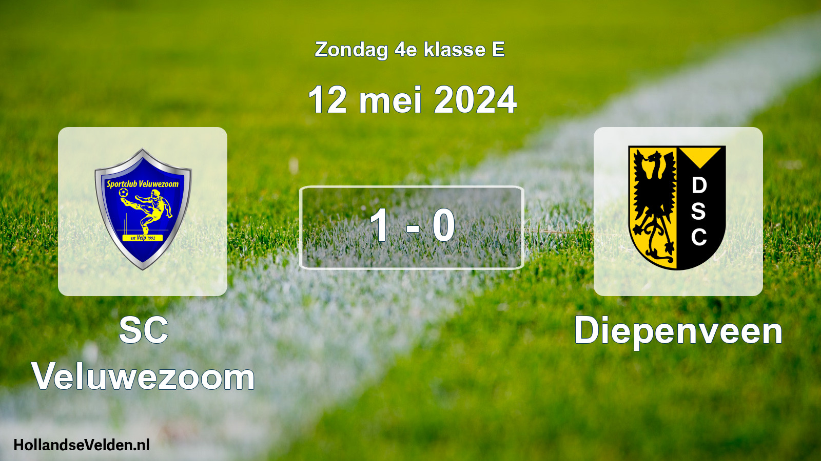 Total number of matches played: SC Veluwezoom - Diepenveen 1 - 0 (12 May 2024)