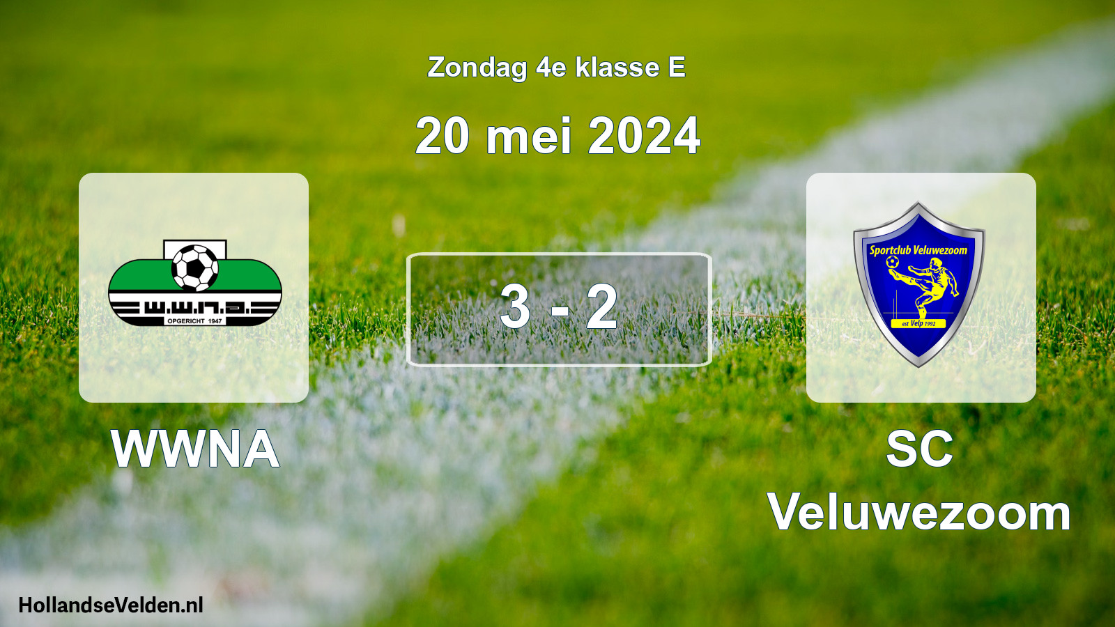Total number of matches played: WWNA - SC Veluwezoom 3 - 2 (20 May 2024)