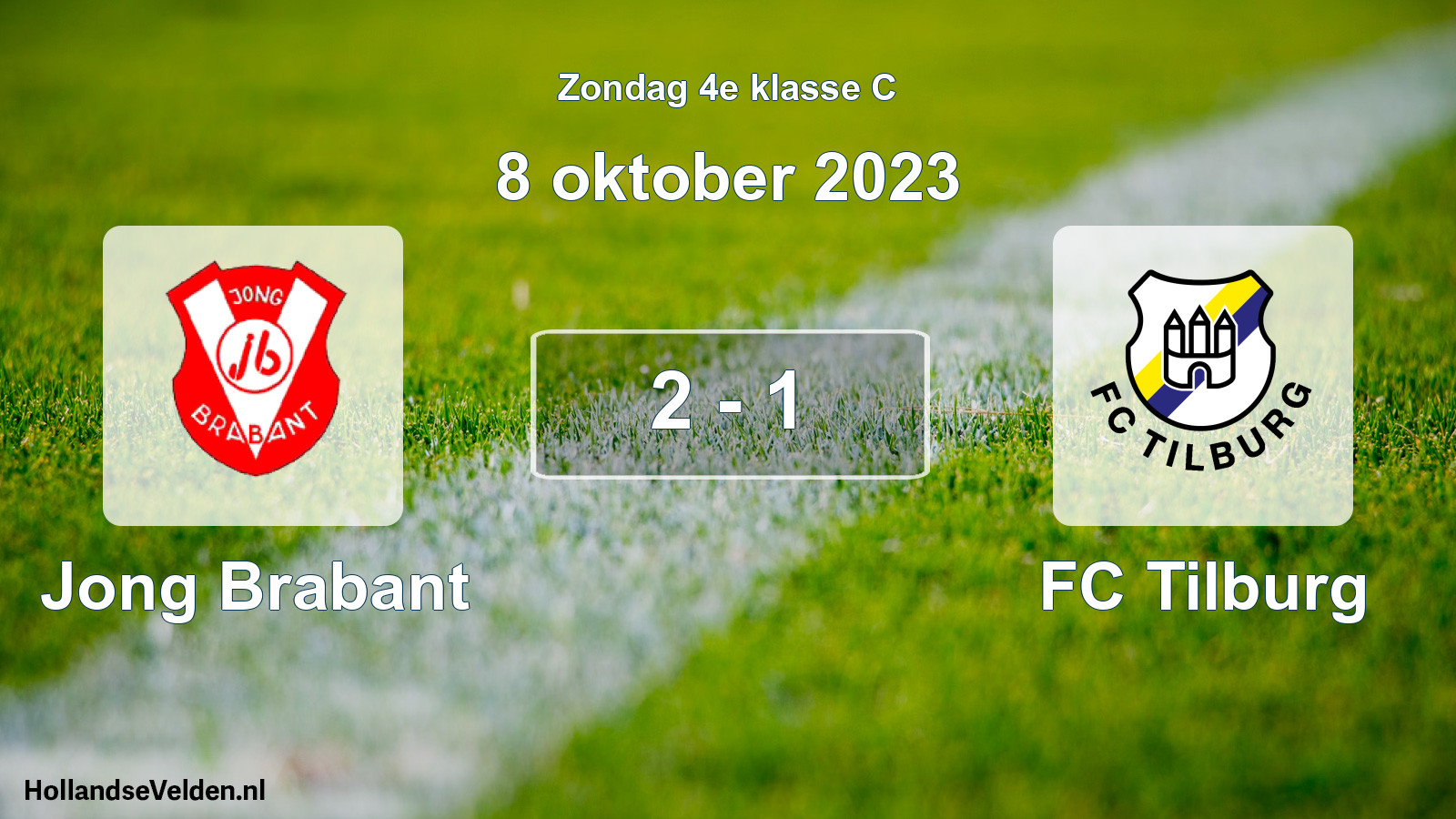Total number of matches played: Jong Brabant - FC Tilburg 2 - 1 (8 October 2023)