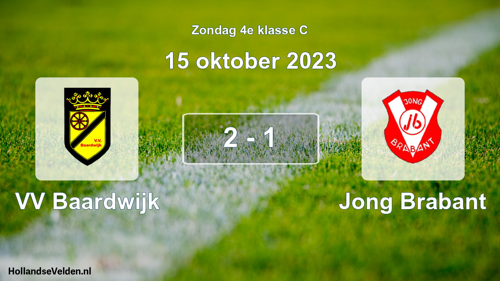 Total number of matches played: VV Baardwijk - Jong Brabant 2 - 1 (15 October 2023)