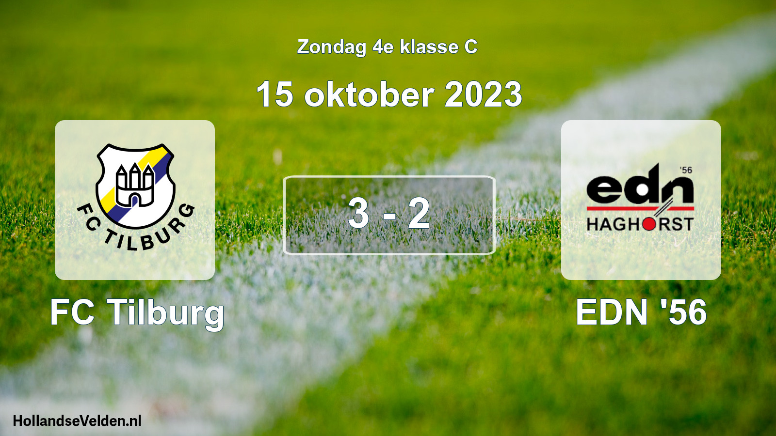 Total number of matches played: FC Tilburg - EDN '56 3 - 2 (15 October 2023)
