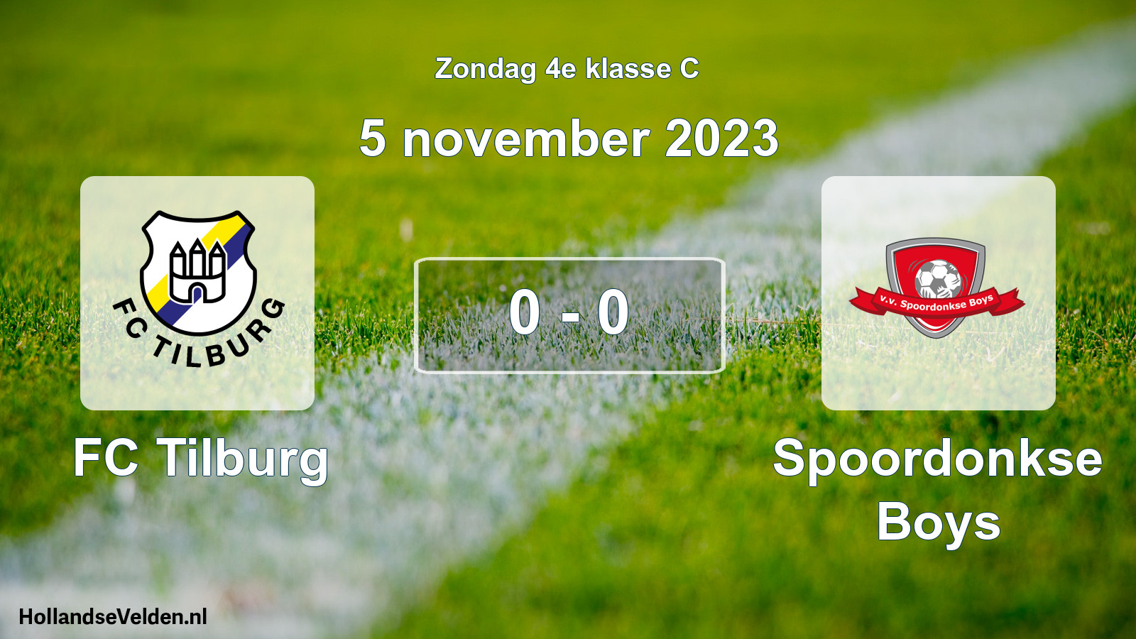 Total number of matches played: FC Tilburg - Spoordonkse Boys 0 - 0 (5 November 2023)