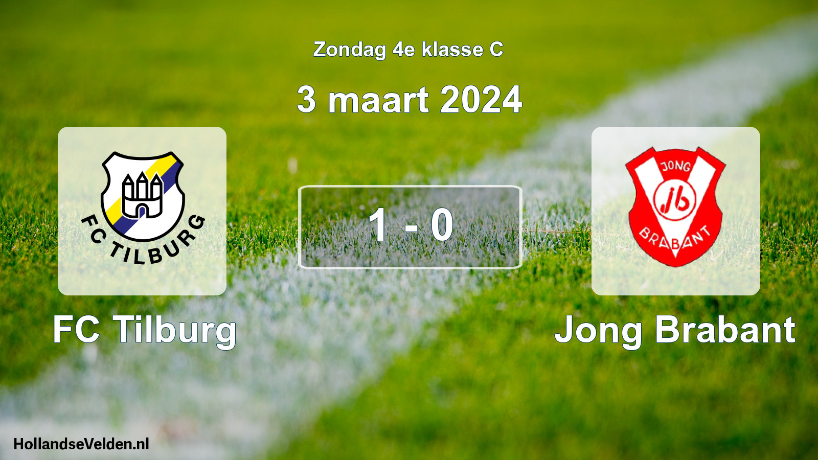 Total number of matches played: FC Tilburg - Jong Brabant 1 - 0 (3 March 2024)
