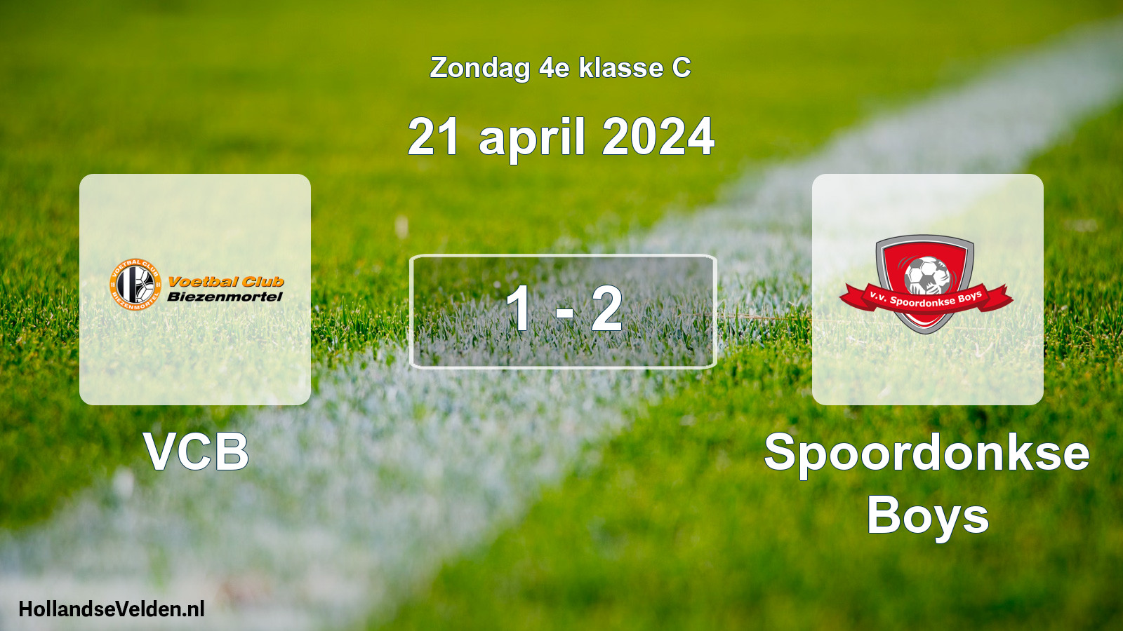 Total number of matches played: VCB - Spoordonkse Boys 1 - 2 (21 April 2024)