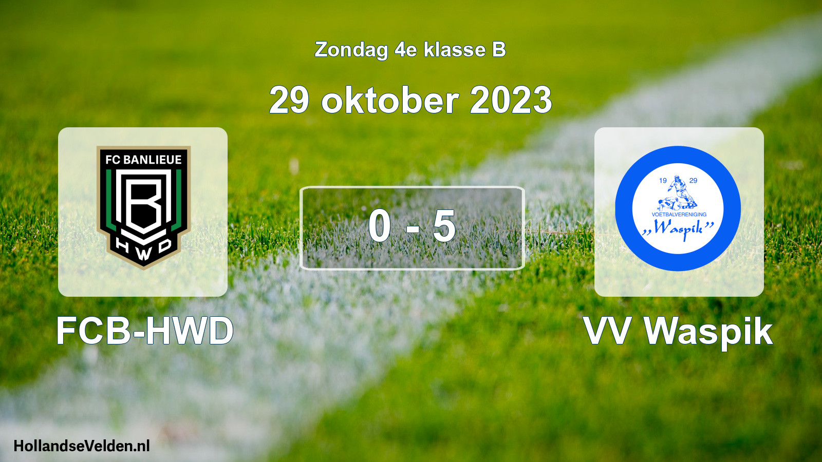Total number of matches played: FCB-HWD - VV Waspik 0 - 5 (29 October 2023)