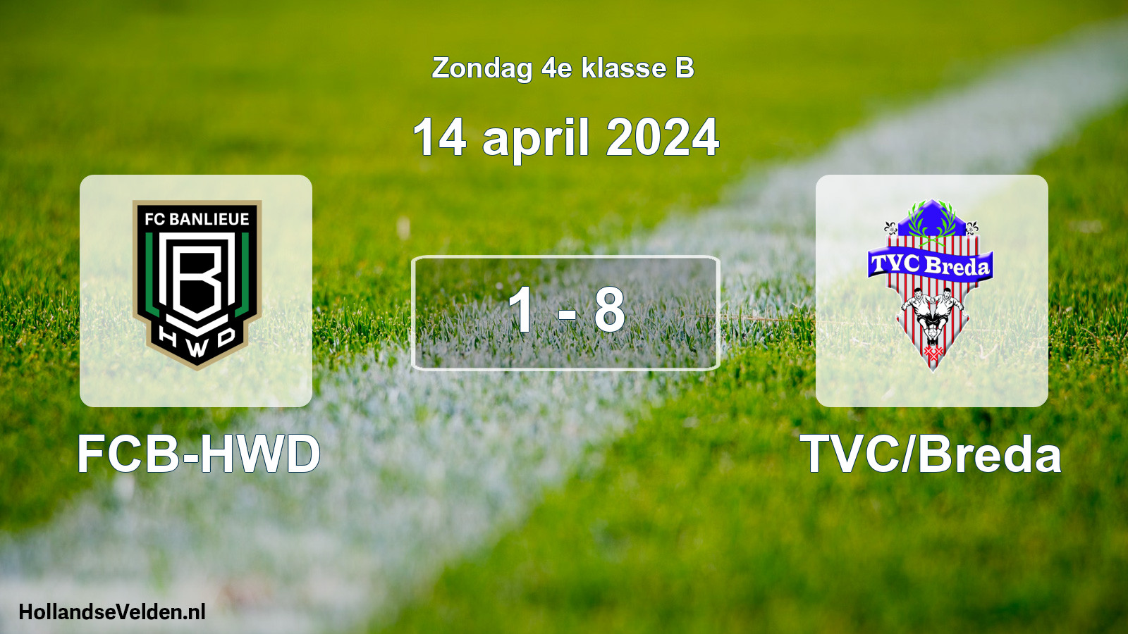 Total number of matches played: FCB-HWD - TVC/Breda 1 - 8 (14 April 2024)