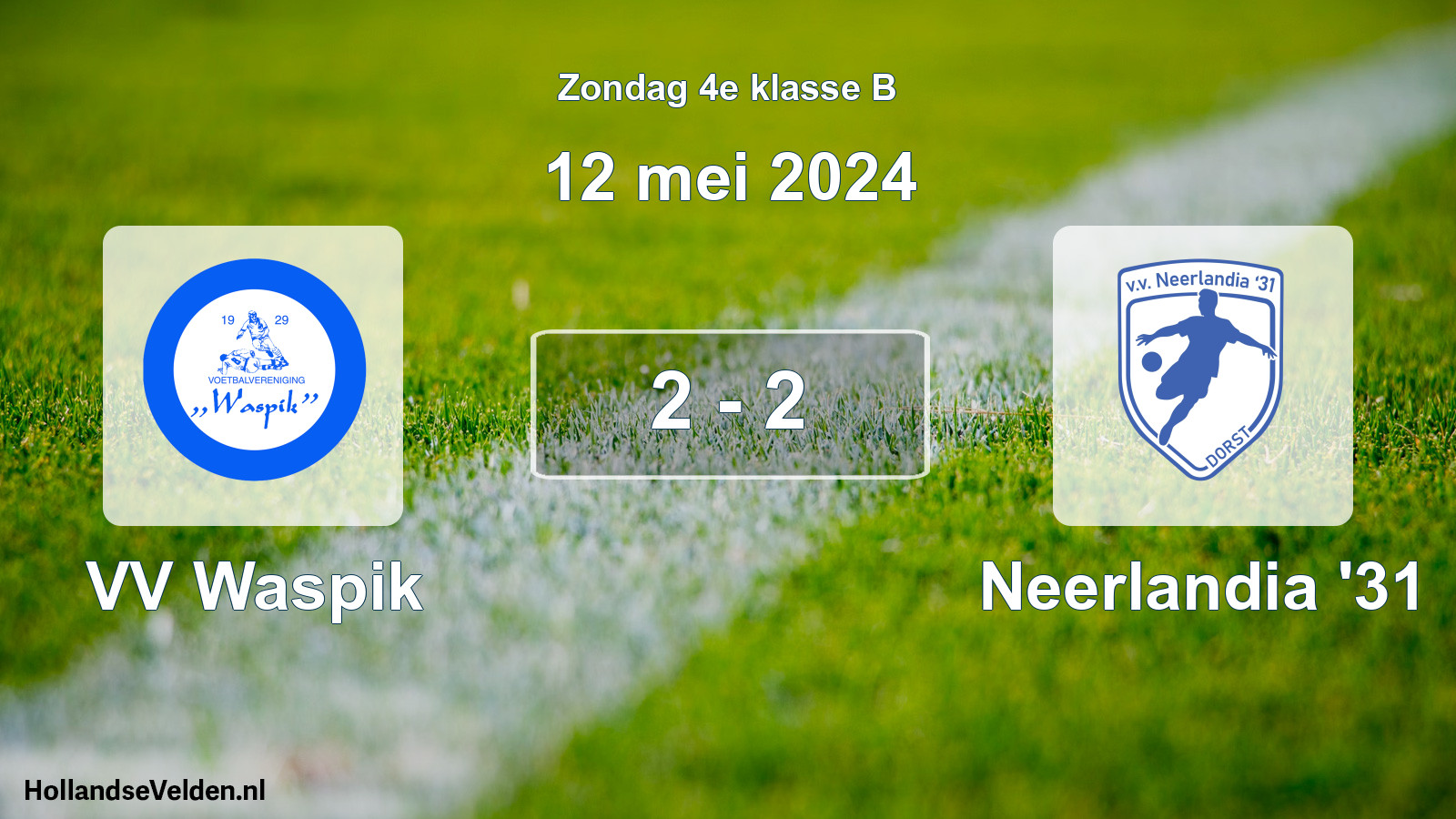 Total number of matches played: VV Waspik - Neerlandia '31 2 - 2 (12 May 2024)