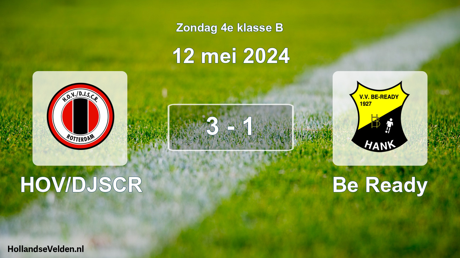 Total number of matches played: HOV/DJSCR - Be Ready 3 - 1 (12 May 2024)