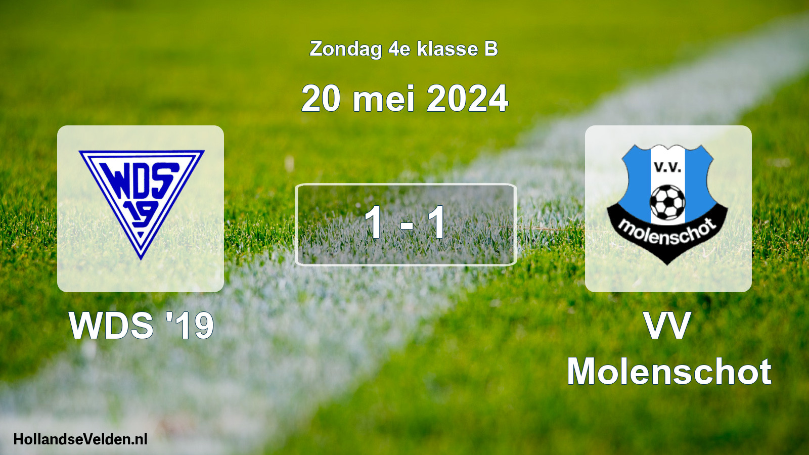 Total number of matches played: WDS '19 - VV Molenschot 1 - 1 (20 May 2024)