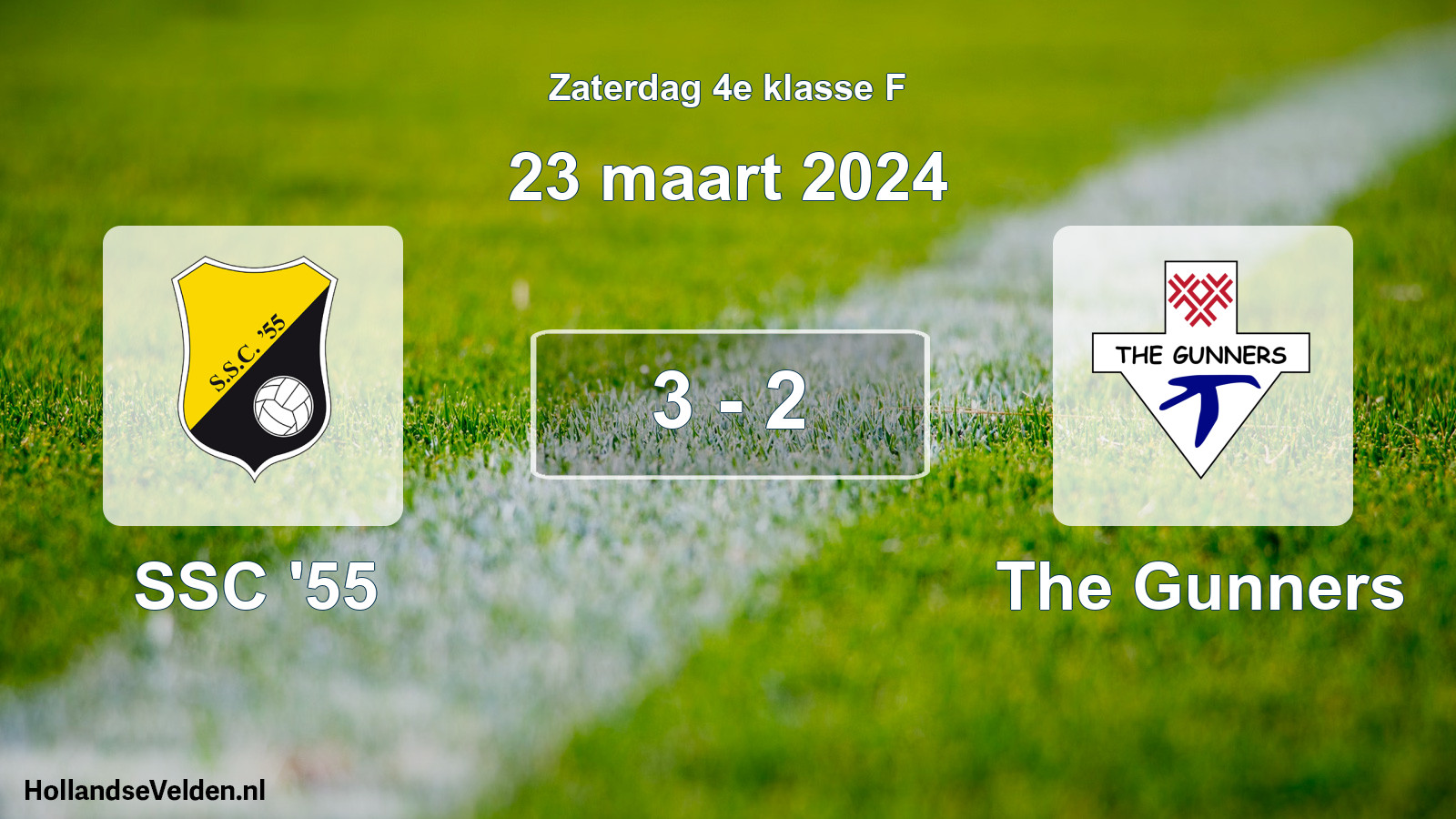 Total number of matches played: SSC '55 - The Gunners 3 - 2 (23 March 2024)