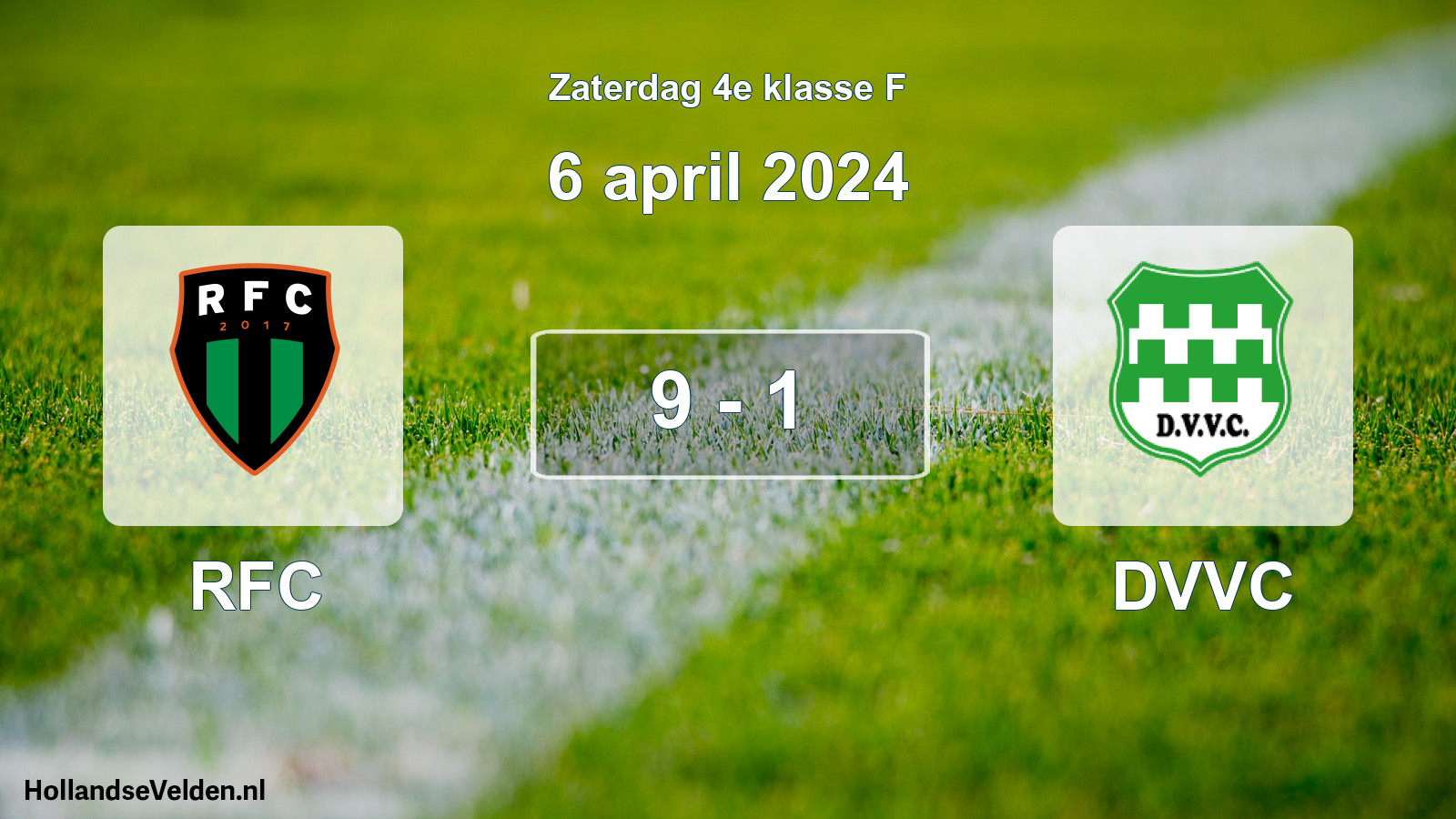 Total number of matches played: RFC - DVVC 9 - 1 (6 April 2024)
