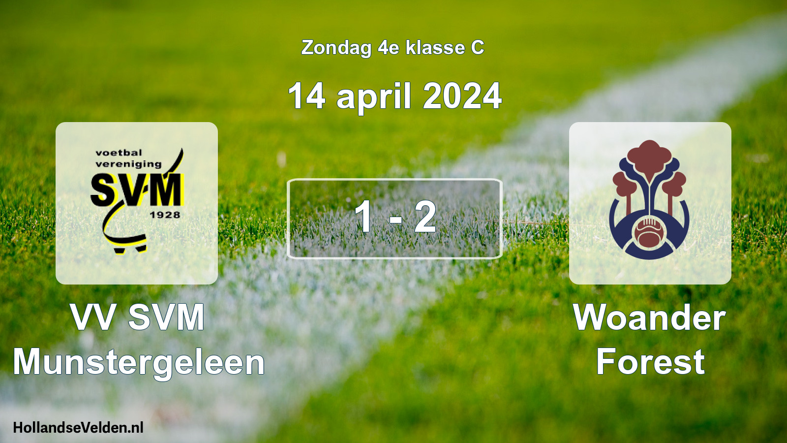 Total number of matches played: VV SVM Munstergeleen - Woander Forest 1 - 2 (14 April 2024)
