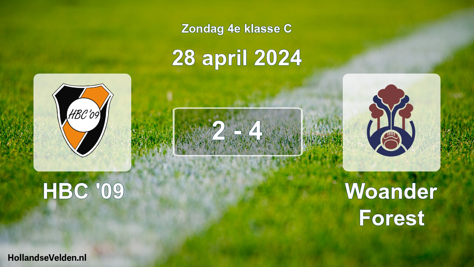 Total number of matches played: HBC '09 - Woander Forest 2 - 4 (28 April 2024)