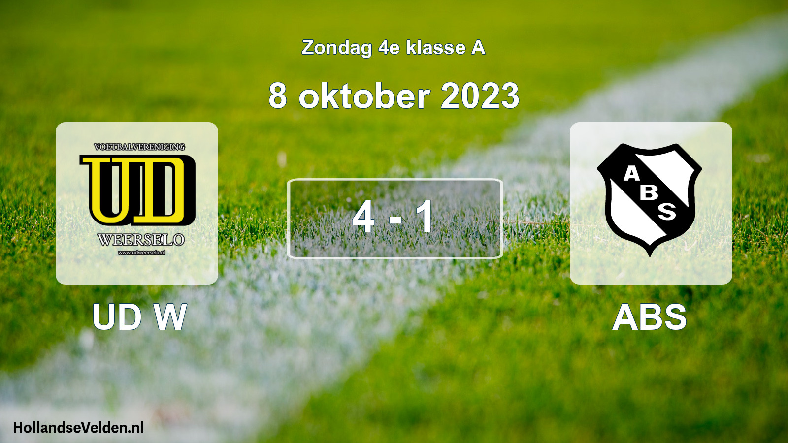 Total number of matches played: UD W - ABS 4 - 1 (8 October 2023)