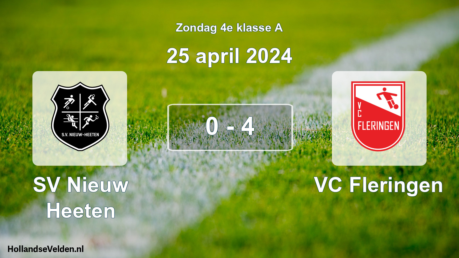 Total number of matches played: SV Nieuw Heeten - VC Fleringen 0 - 4 (25 April 2024)