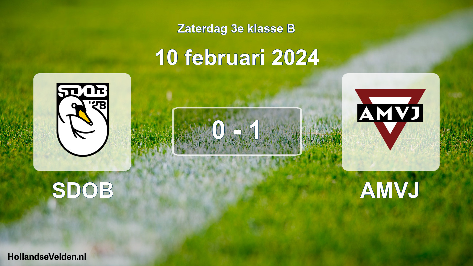 Total number of matches played: SDOB - AMVJ 0 - 1 (10 February 2024)