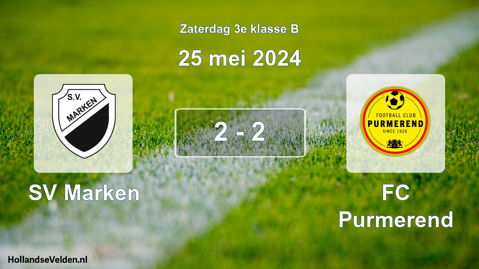 Total number of matches played: SV Marken - FC Purmerend 2 - 2 (25 May 2024)