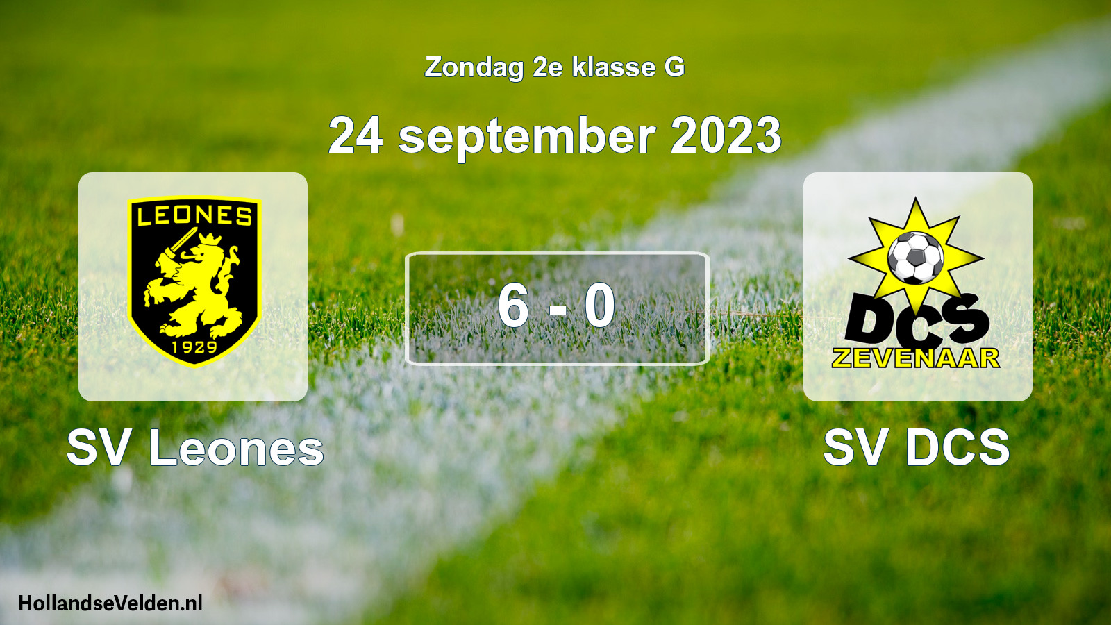 Total number of matches played: SV Leones - SV DCS 6 - 0 (24 September 2023)