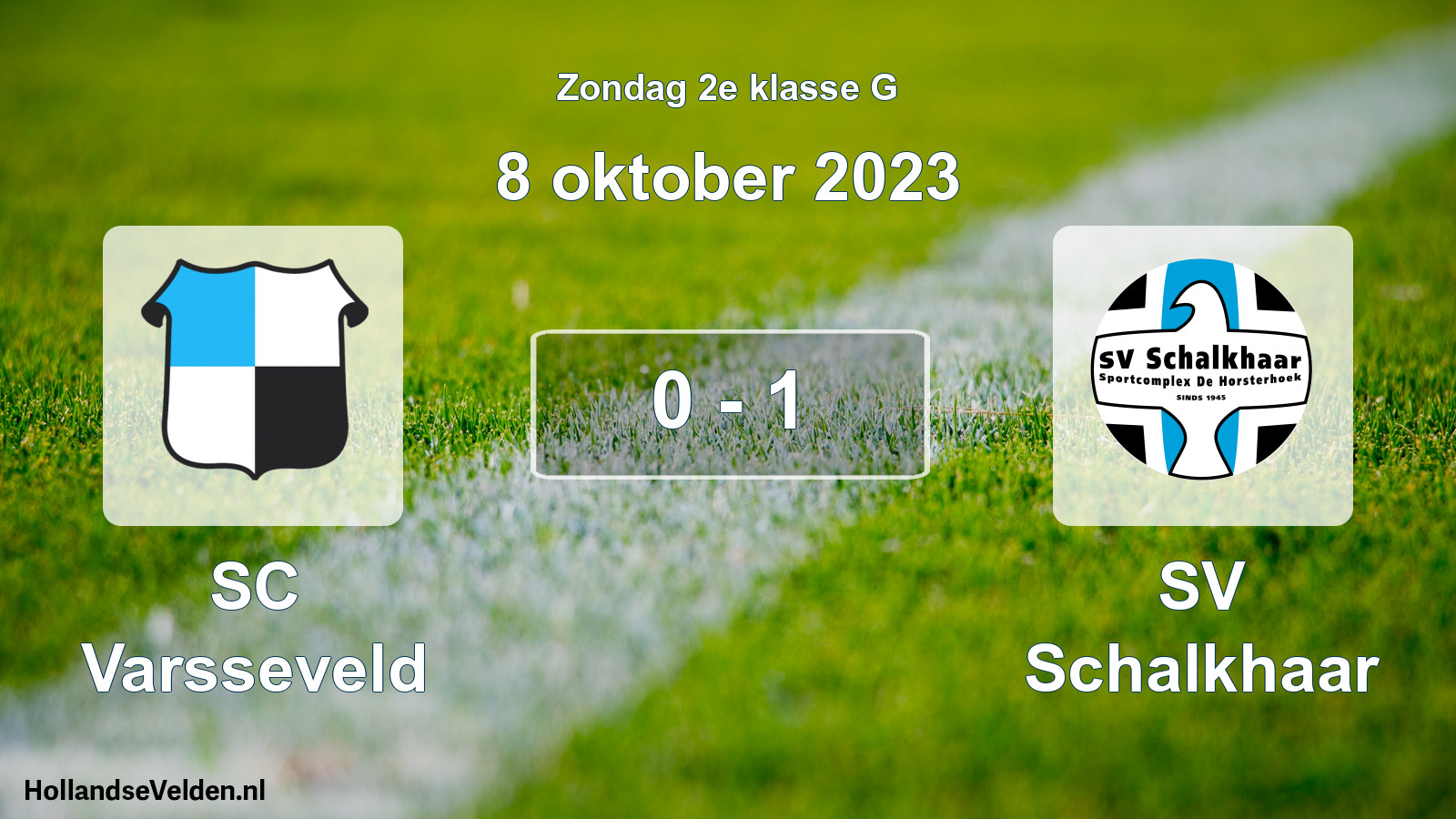 Total number of matches played: SC Varsseveld - SV Schalkhaar 0 - 1 (8 October 2023)