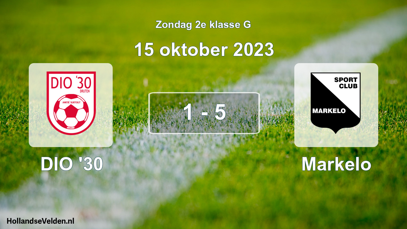 Total number of matches played: DIO '30 - Markelo 1 - 5 (15 October 2023)