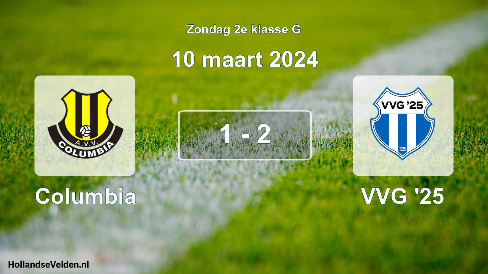 Total number of matches played: Columbia - VVG '25 1 - 2 (10 March 2024)