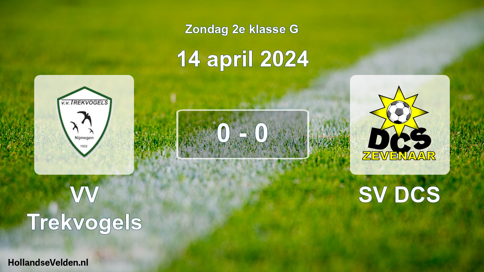 Total number of matches played: VV Trekvogels - SV DCS 0 - 0 (14 April 2024)