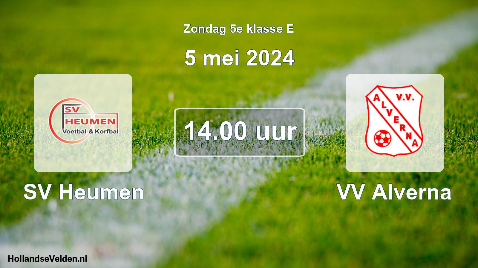 Scheduled Match: SV Heumen - VV Alverna (5 May 2024)