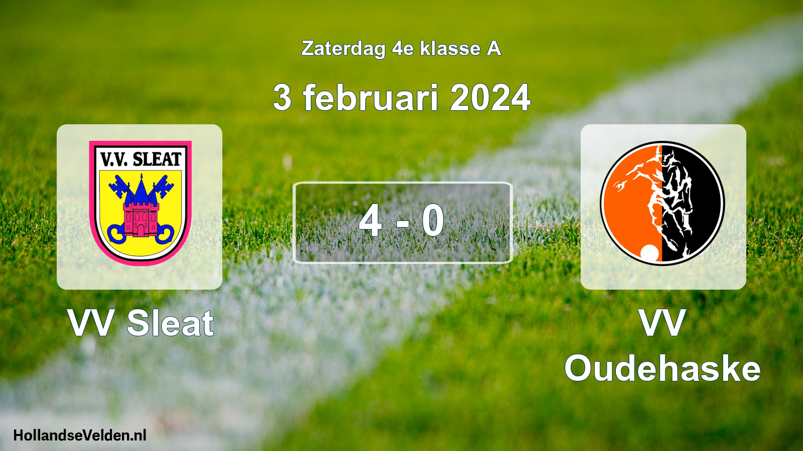 Total number of matches played: VV Sleat - VV Oudehaske 4 - 0 (3 February 2024)
