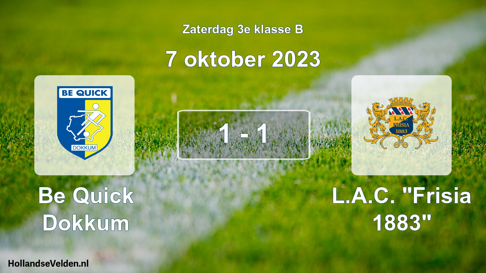 Total number of matches played: Be Quick Dokkum - L.A.C. 