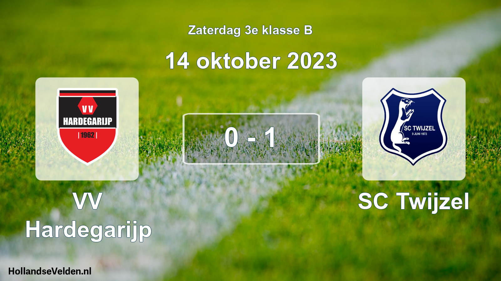 Total number of matches played: VV Hardegarijp - SC Twijzel 0 - 1 (14 October 2023)