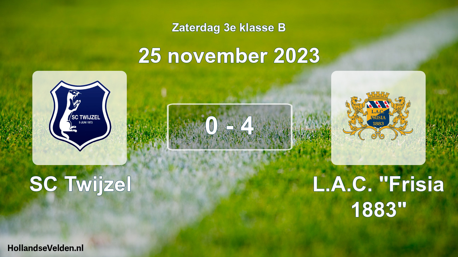 Total number of matches played: SC Twijzel - L.A.C. 