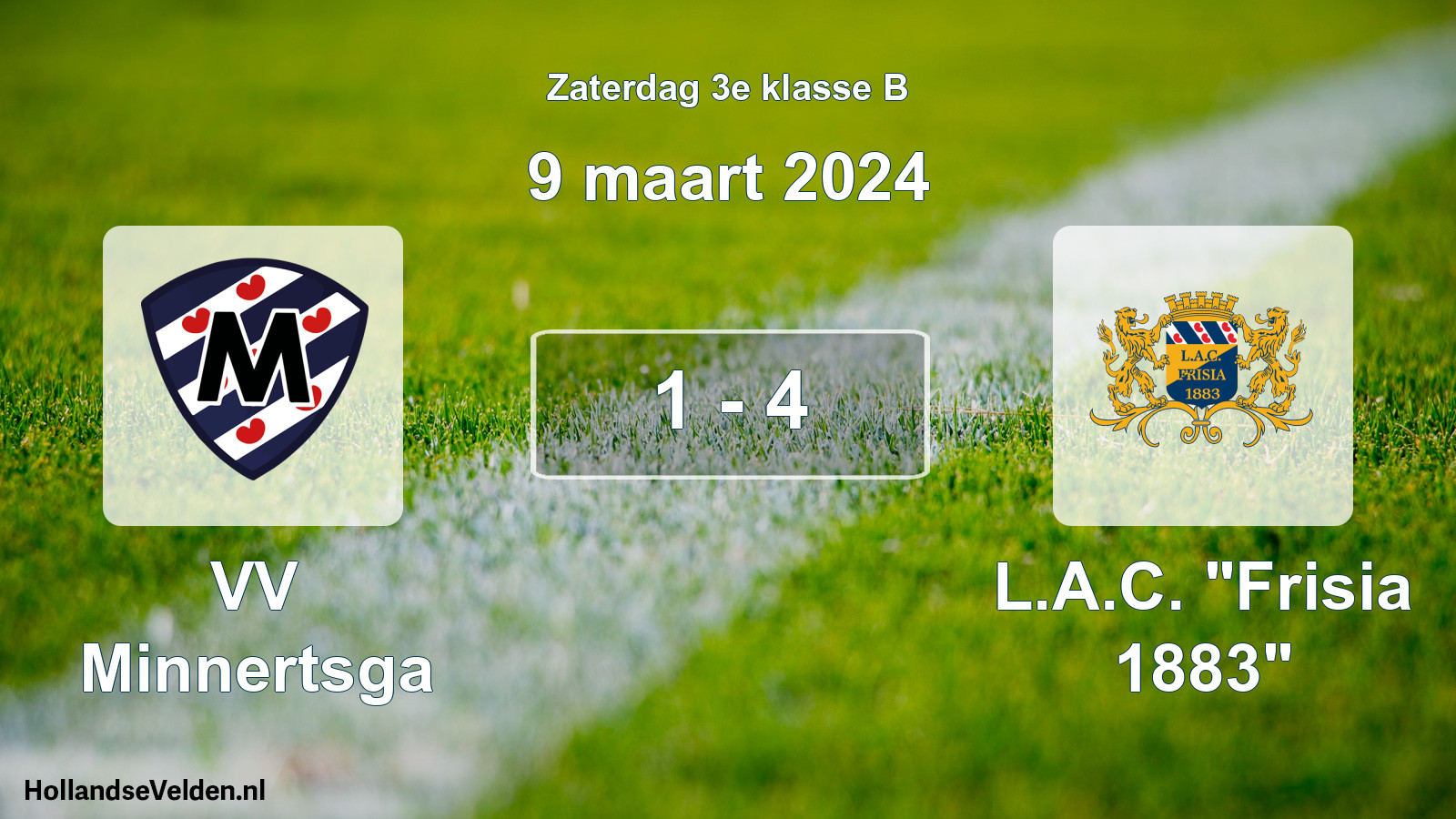 Total number of matches played: VV Minnertsga - L.A.C. 