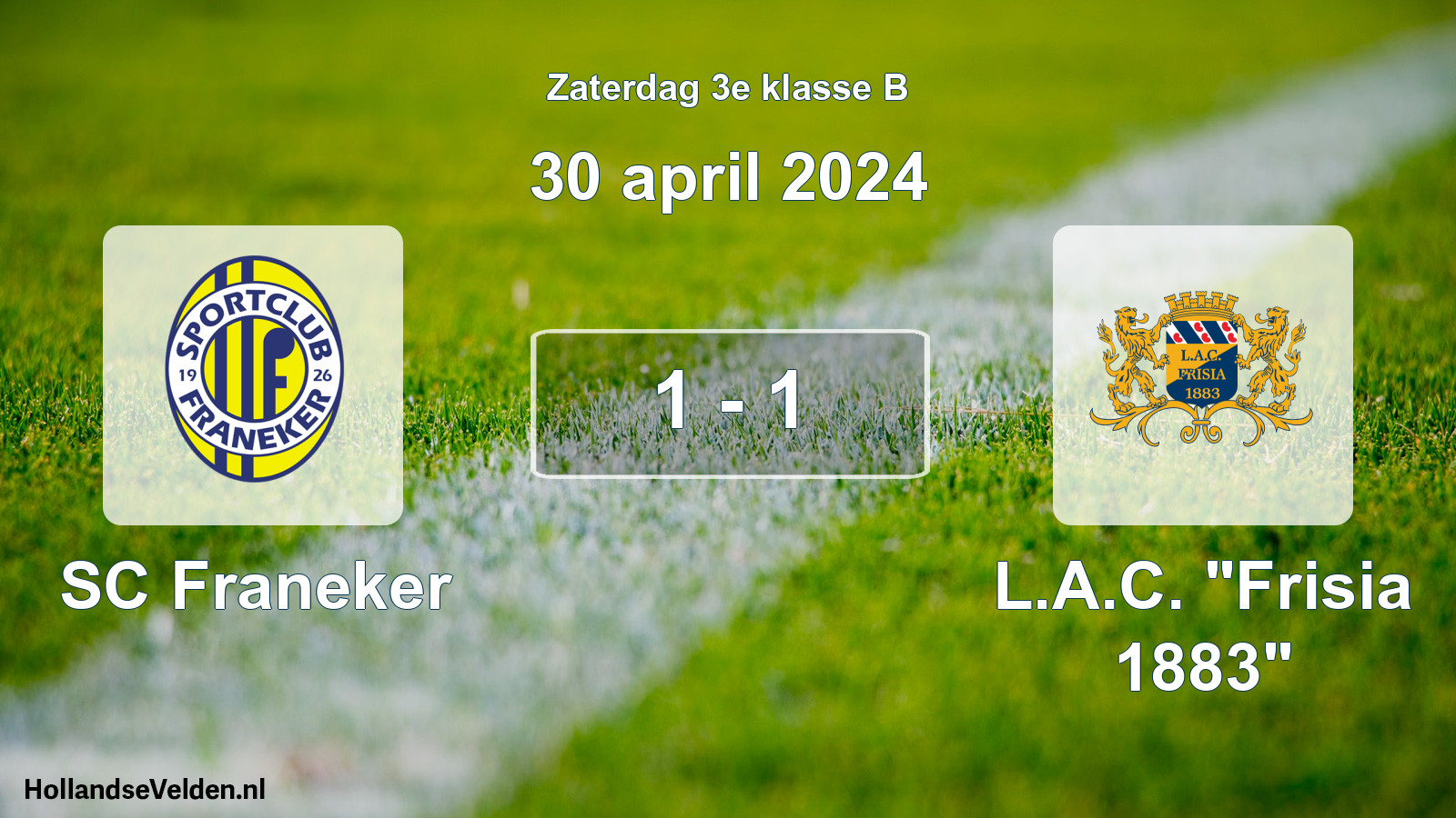Total number of matches played: SC Franeker - L.A.C. 