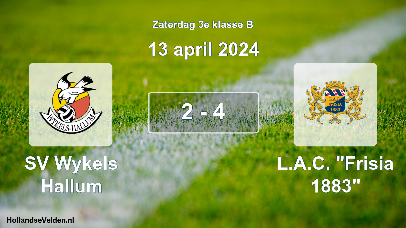 Total number of matches played: SV Wykels Hallum - L.A.C. 
