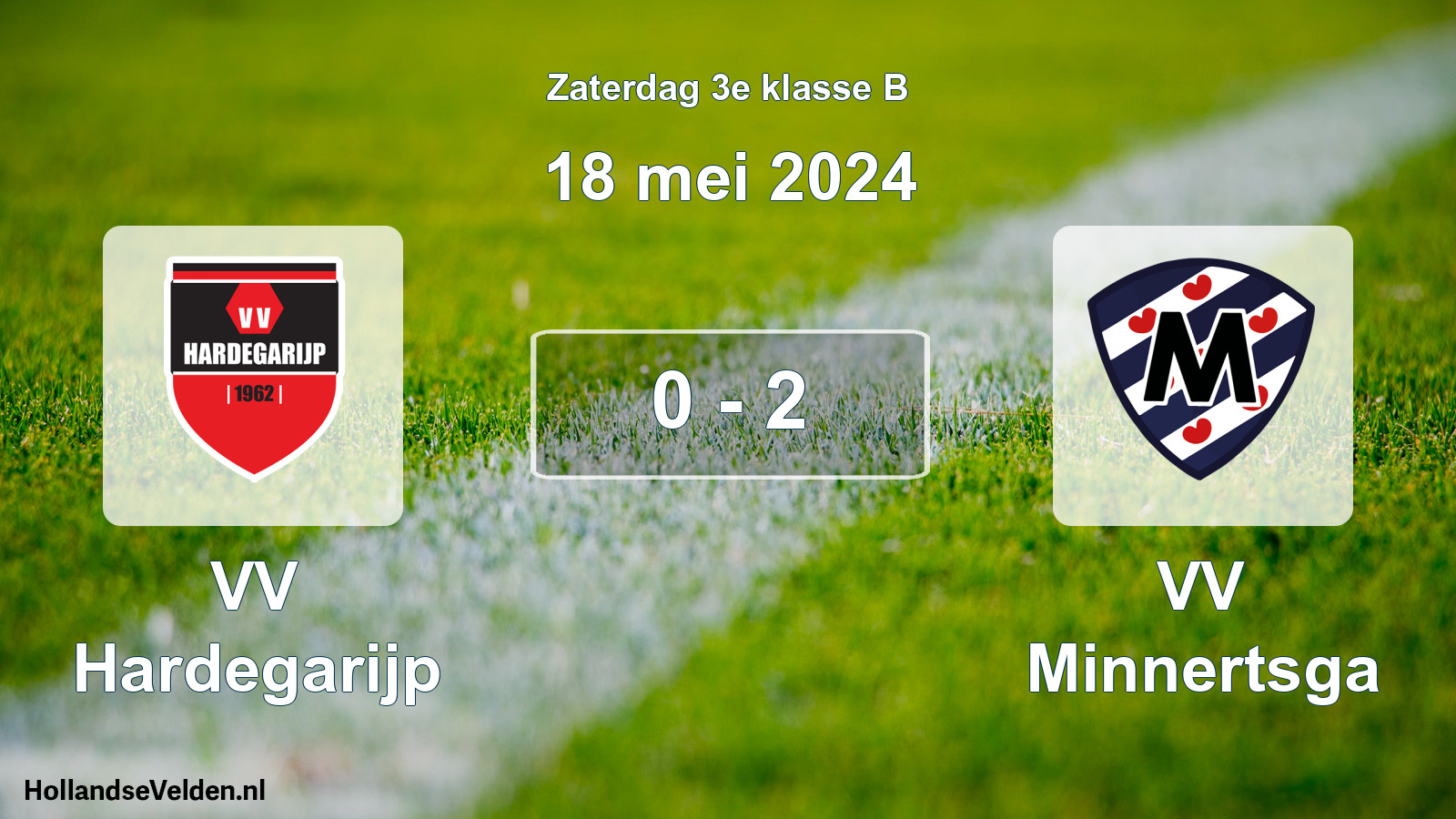 Total number of matches played: VV Hardegarijp - VV Minnertsga 0 - 2 (18 May 2024)