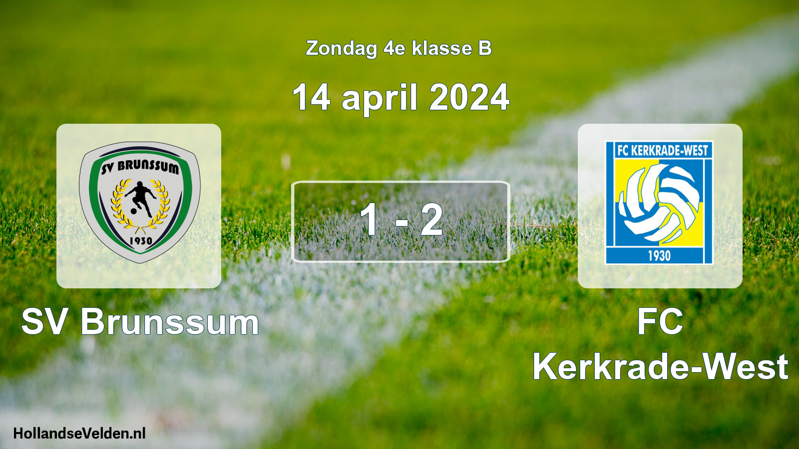 Total number of matches played: SV Brunssum - FC Kerkrade-West 1 - 2 (14 April 2024)