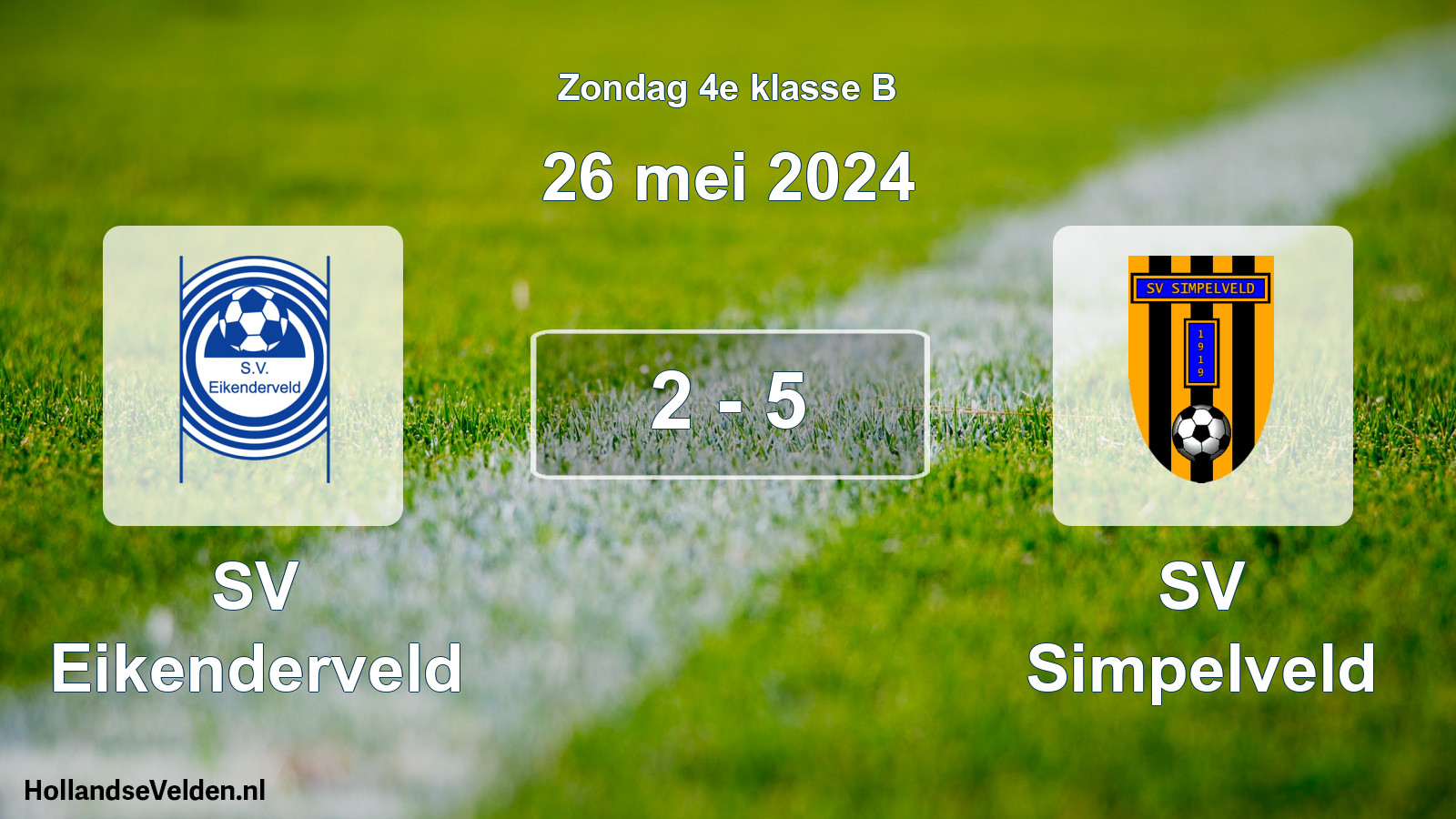 Total number of matches played: SV Eikenderveld - SV Simpelveld 2 - 5 (26 May 2024)