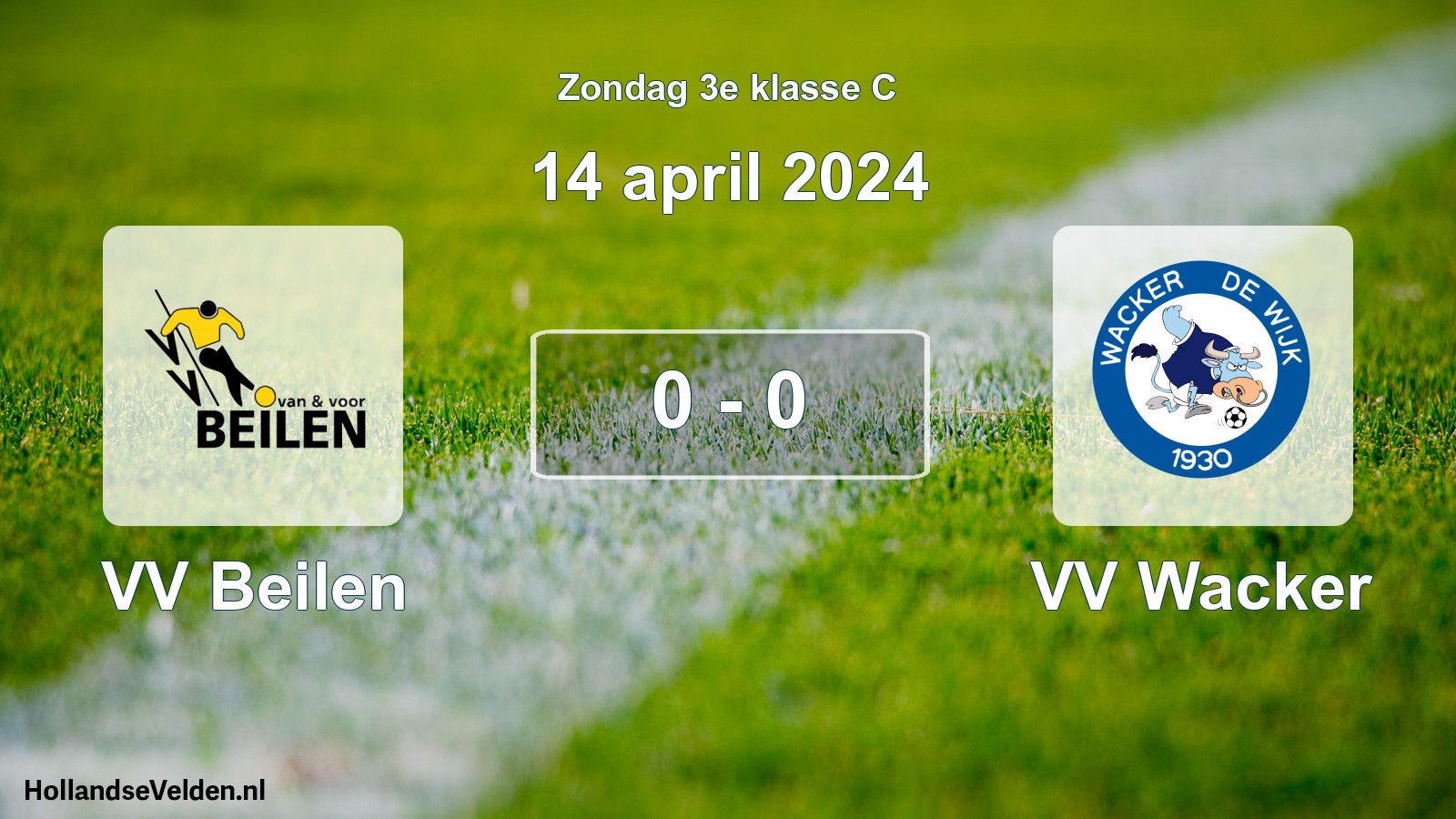 Total number of matches played: VV Beilen - VV Wacker 0 - 0 (14 April 2024)
