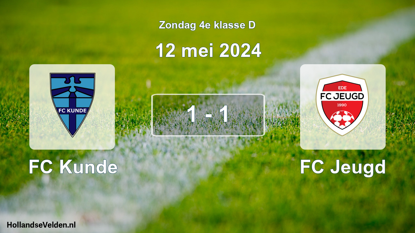 Total number of matches played: FC Kunde - FC Jeugd 1 - 1 (12 May 2024)