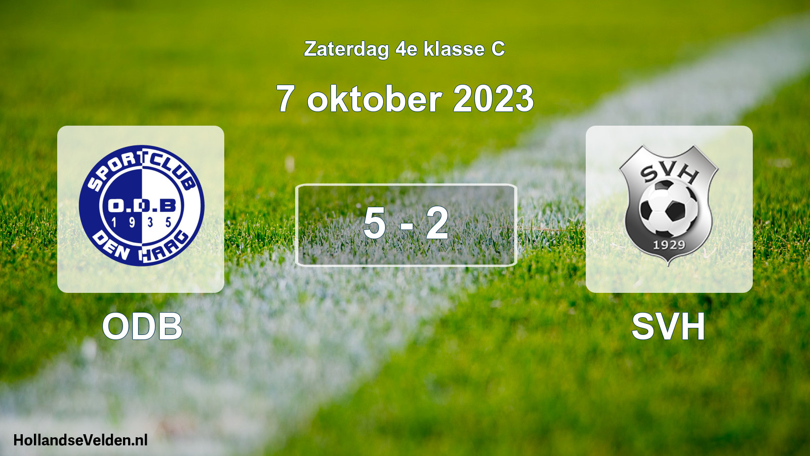 Total number of matches played: ODB - SVH 5 - 2 (7 October 2023)