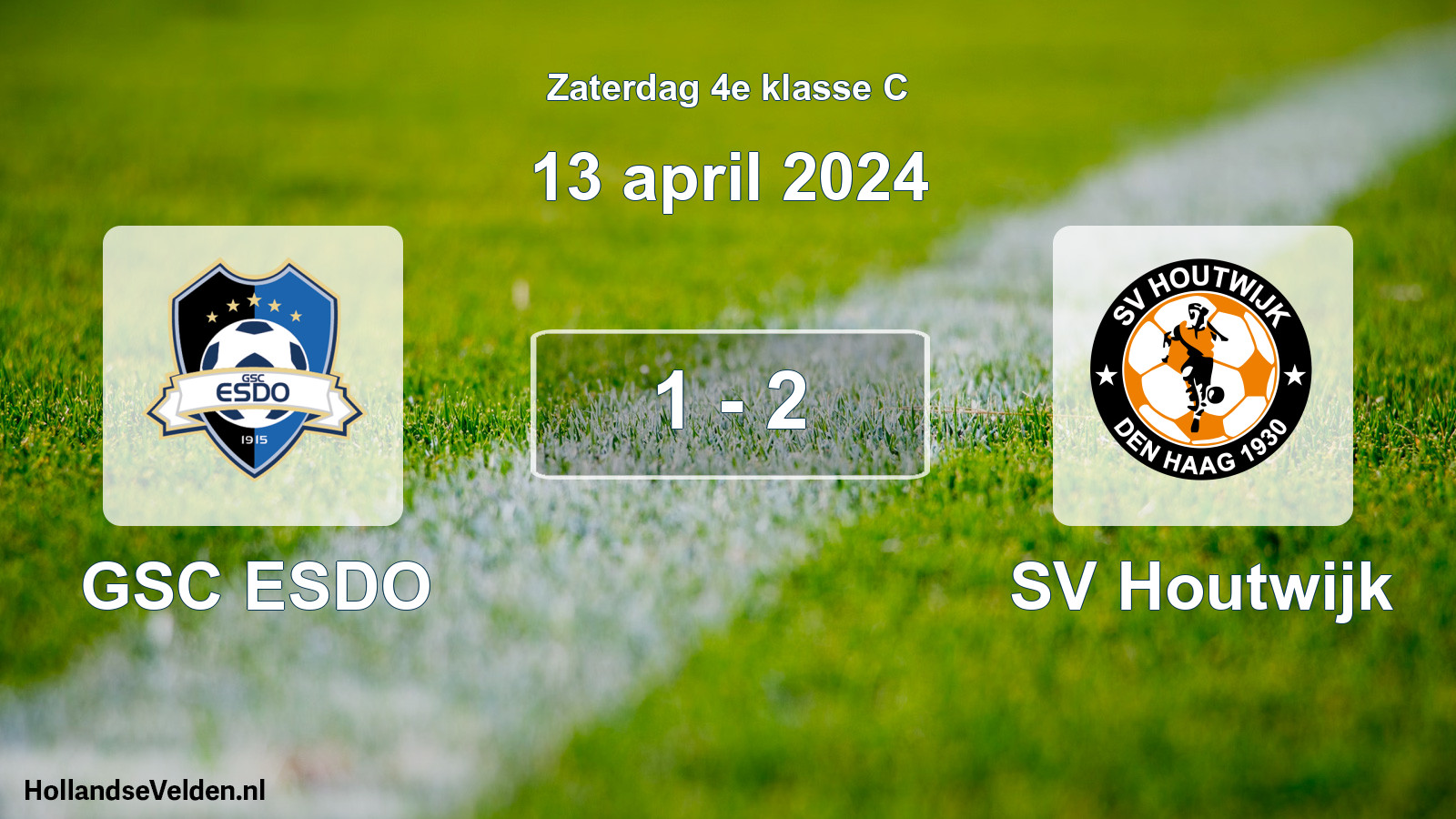 Total number of matches played: GSC ESDO - SV Houtwijk 1 - 2 (13 April 2024)