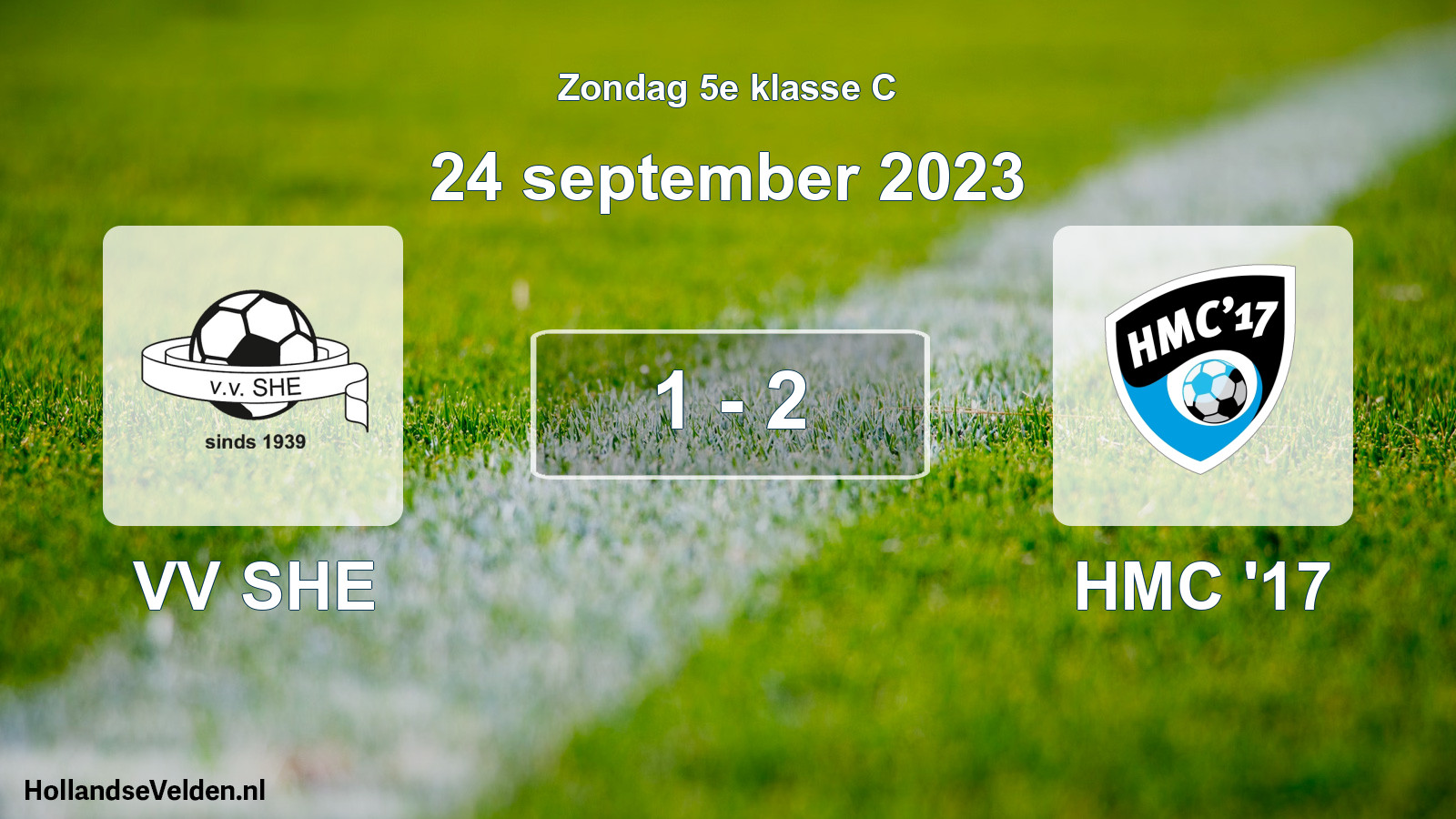 Total number of matches played: VV SHE - HMC '17 1 - 2 (24 September 2023)