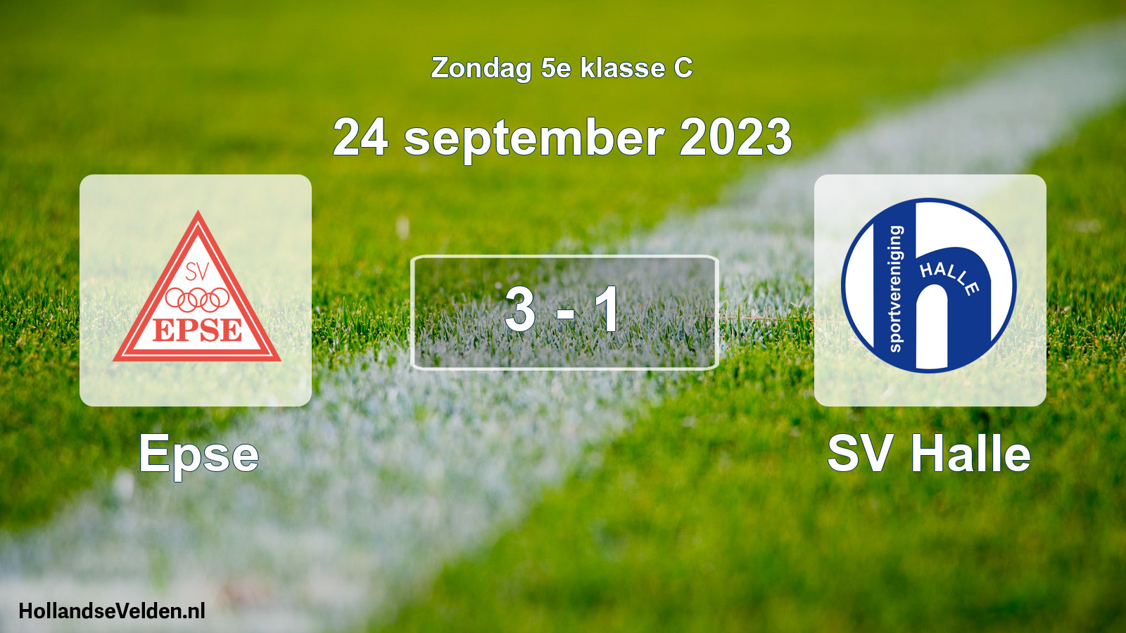 Total number of matches played: Epse - SV Halle 3 - 1 (24 September 2023)