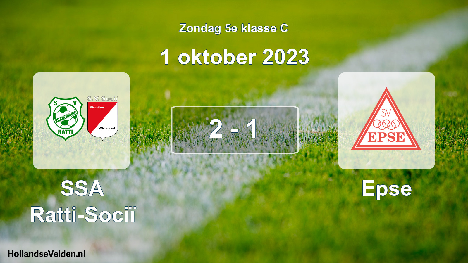 Total number of matches played: SSA Ratti-Sociï - Epse 2 - 1 (1 October 2023)